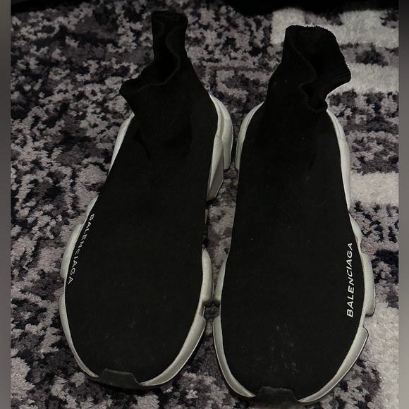 Balenciaga sock runners black - Picture 1 of 5